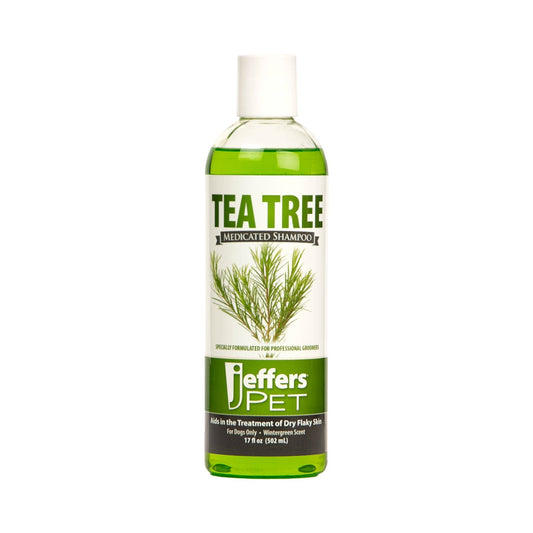 Champú medicado Jeffers Pet Tea Tree (Melaleuca) para perros con piel seca