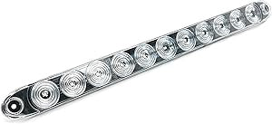 TECNIQ T10 LED Low Profile Stop Turn Tail Light Red Light Clear Lens
