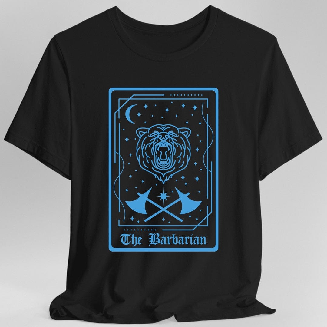 Camiseta con la Carta del Tarot del Bárbaro