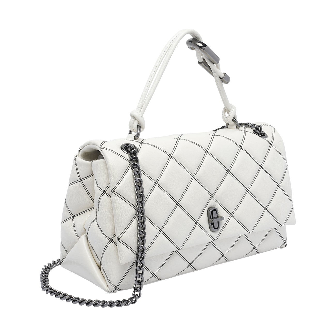 Marc Jacobs Women The Bi-Color Quilted Dual Convertible Shoulder Bag