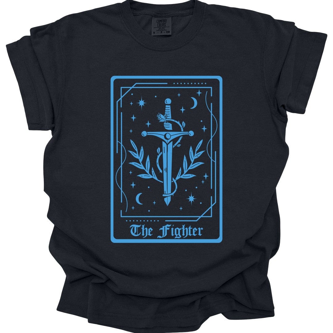 The Fighter Tarot Card T-Shirt - Comfort Colors