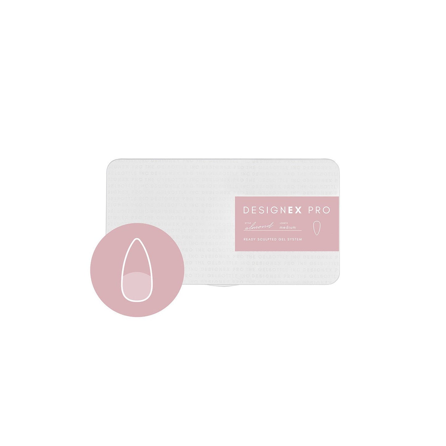 The GelBottle - Medium Almond Tips DesignEx Pro