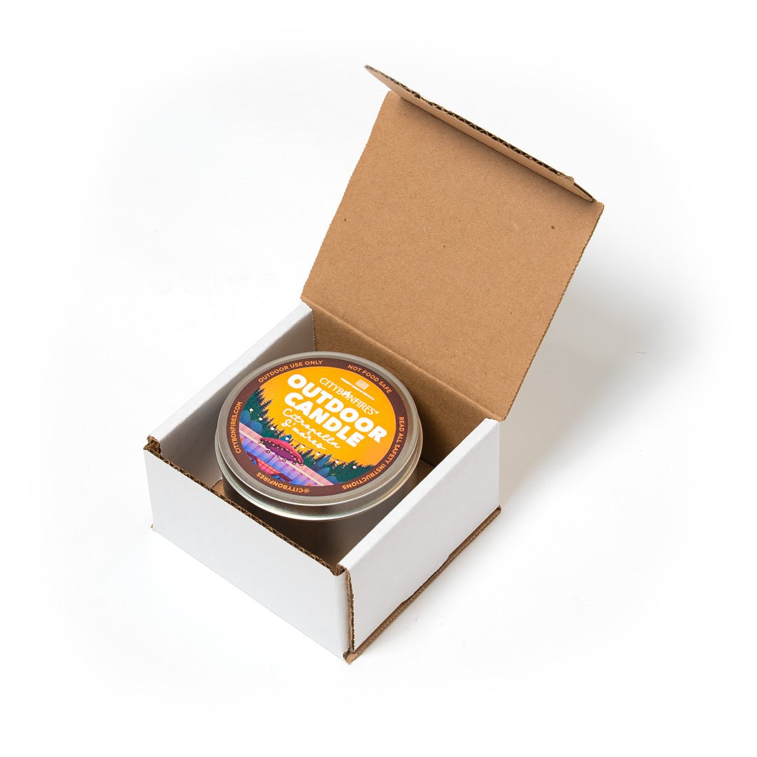 La vela de citronela para exteriores - Aroma S'mores