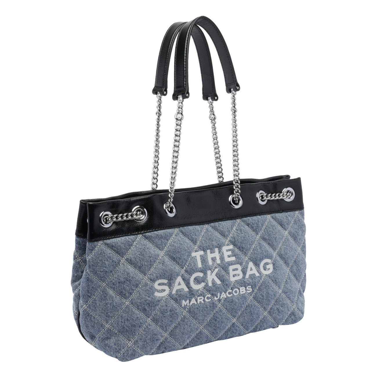 Marc Jacobs Women The Quilted Denim Chain Sack Bag