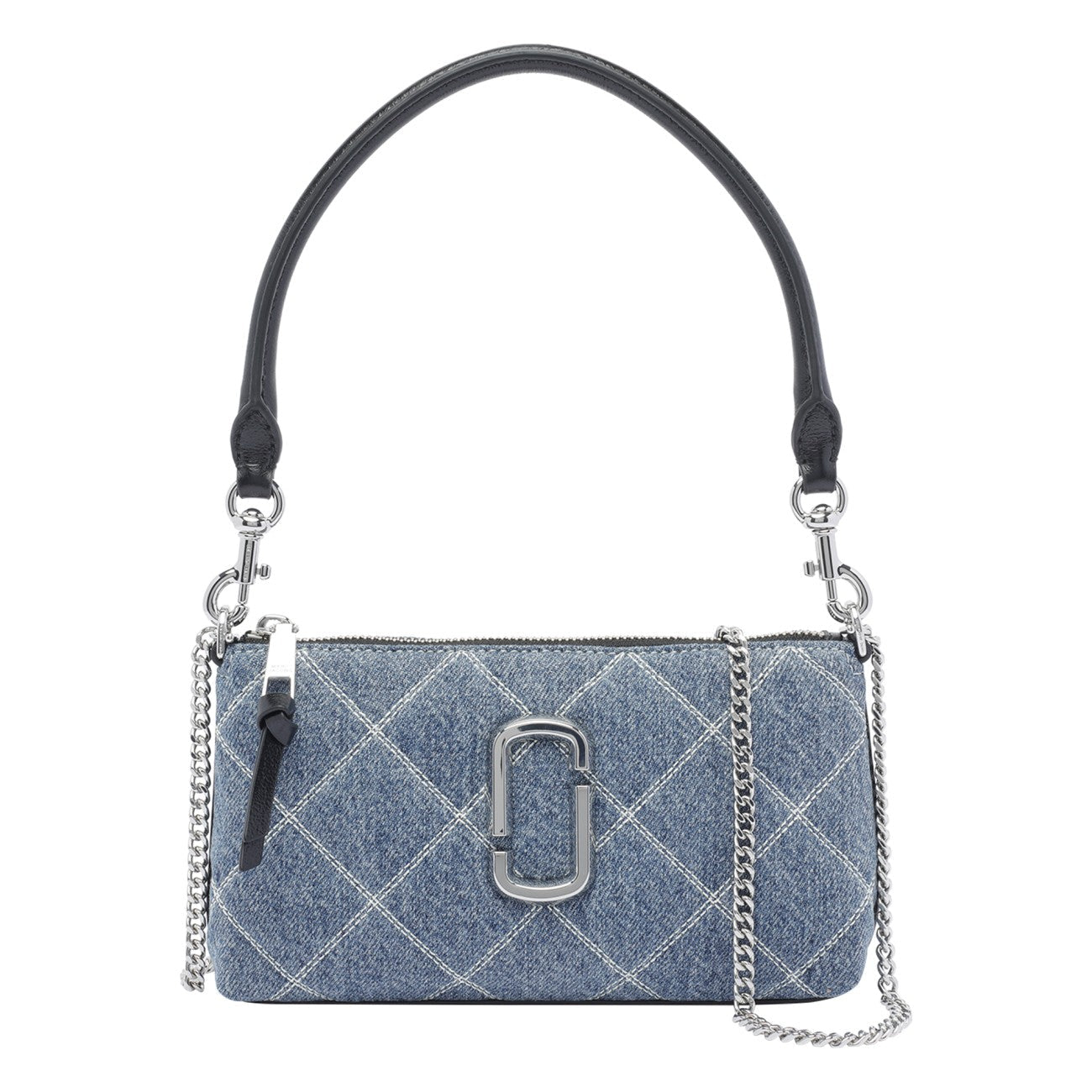 Marc Jacobs Women The Quilted Denim Snapshot Convertible Shoulder Bag