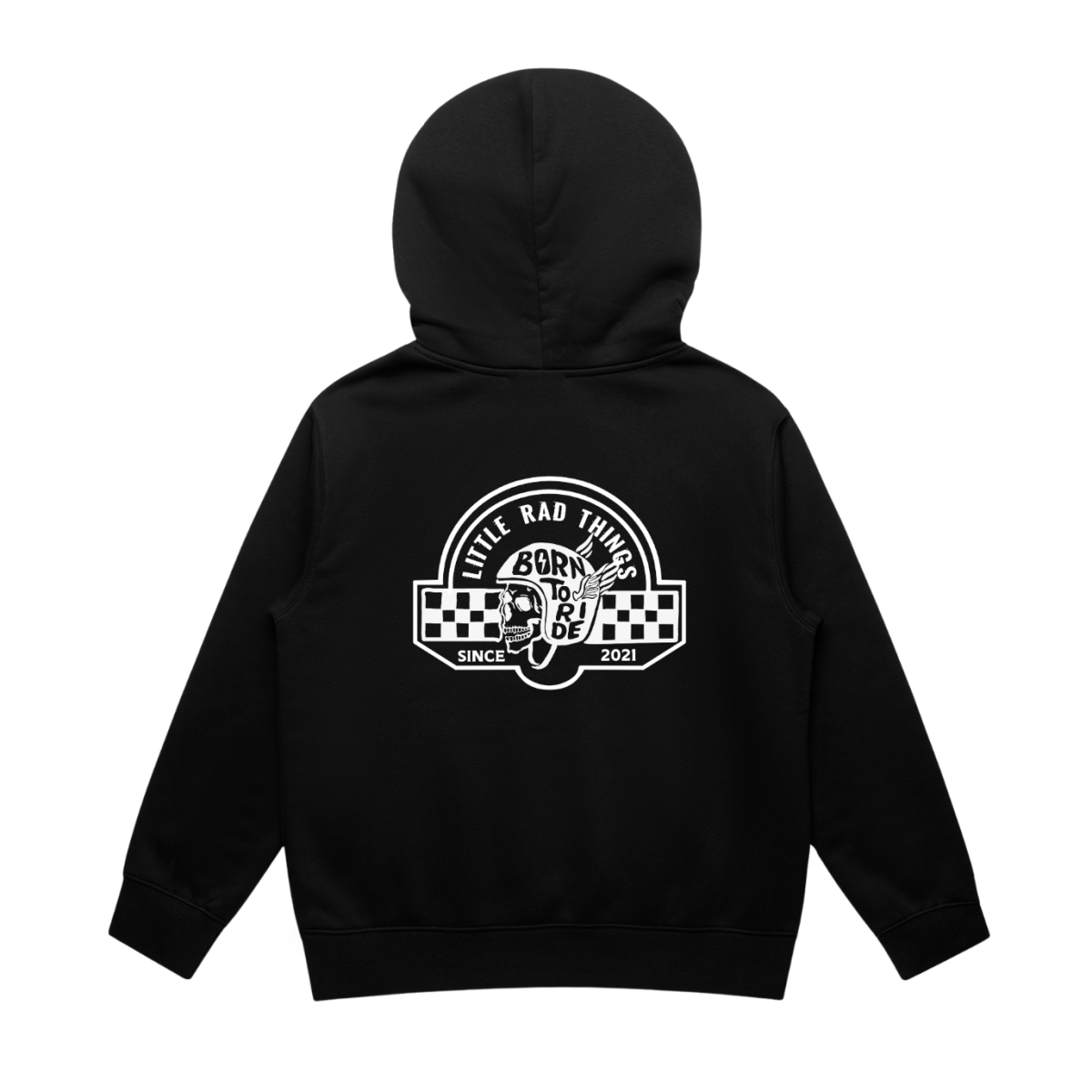 THE TIL DEATH HOODIE - RECYCLED BLACK