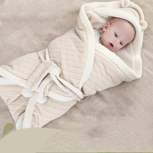 Thick Cotton Baby Swaddle Blanket for Newborns - # BAGE41210026