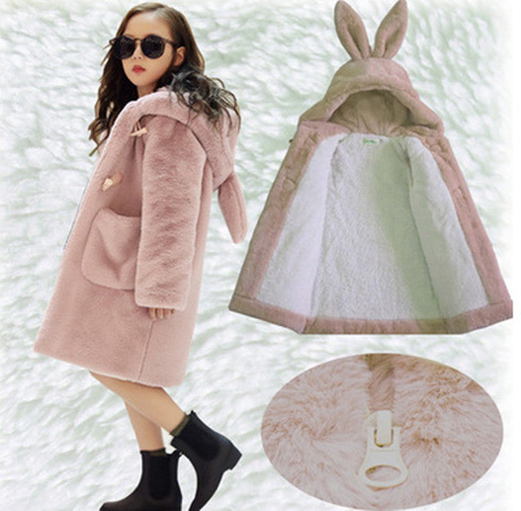 Thick Faux Fur Coat | For Big Kids - # GIAA21210055