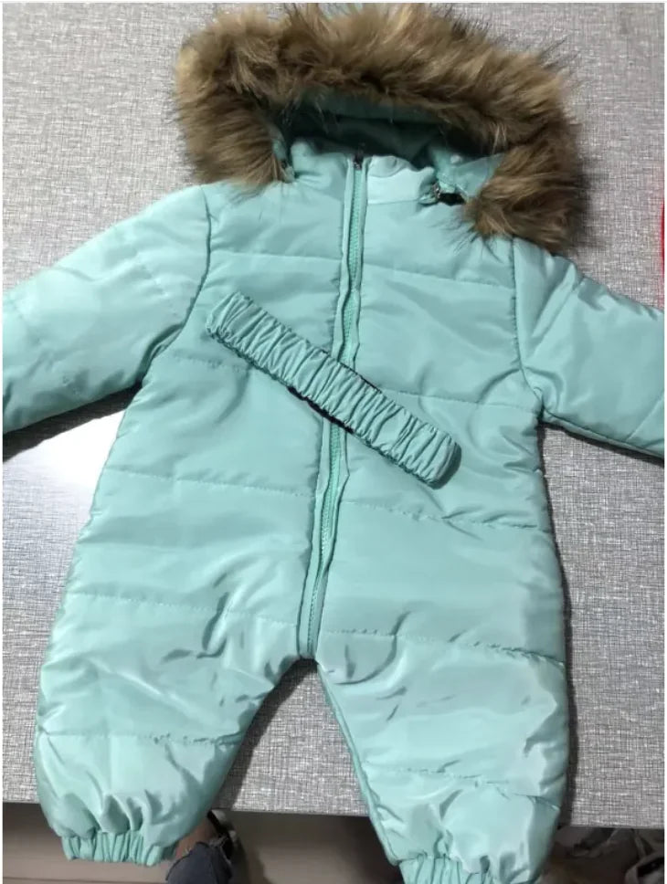 Thickened One-Piece Super Warm Cotton Coat - # GIAA21210002