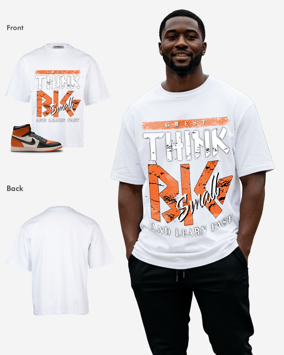 G West Camiseta de hombre extragrande Think Big
