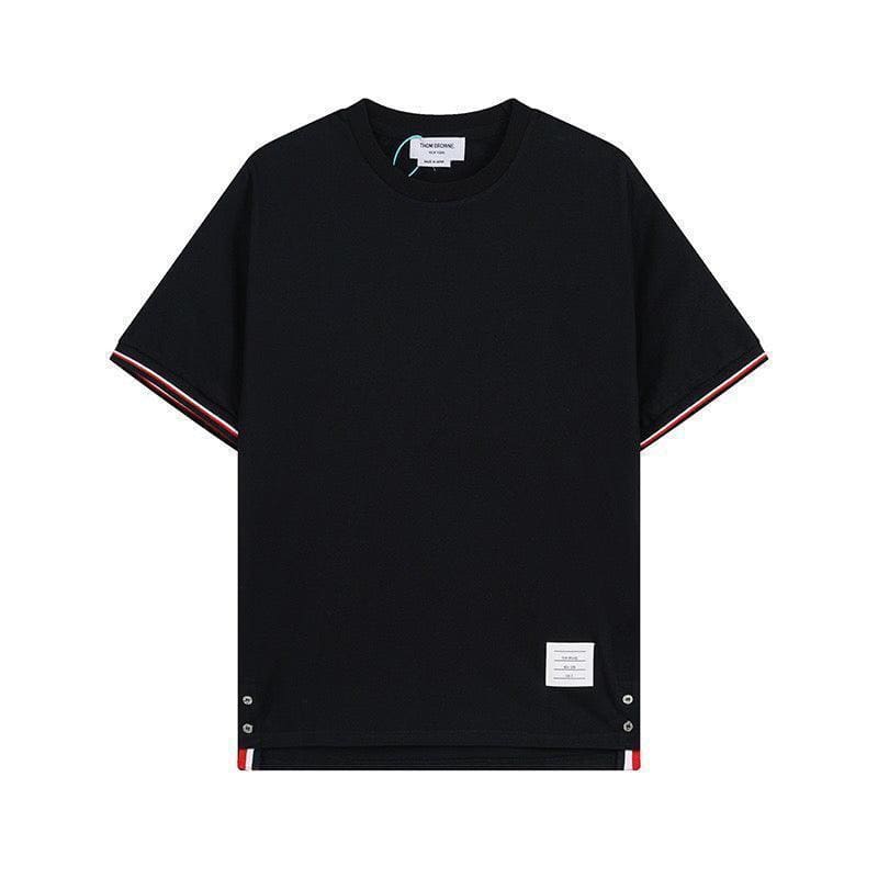 Thom Browne T-Shirt Without Collar 'Black'