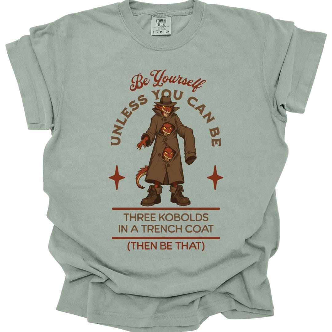 Three Kobolds in a Trench Coat T-Shirt - Comfort Colors