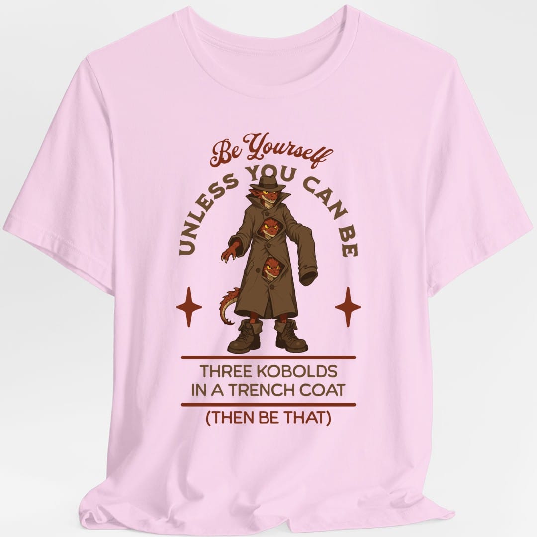 Three Kobolds in a Trench Coat T-Shirt