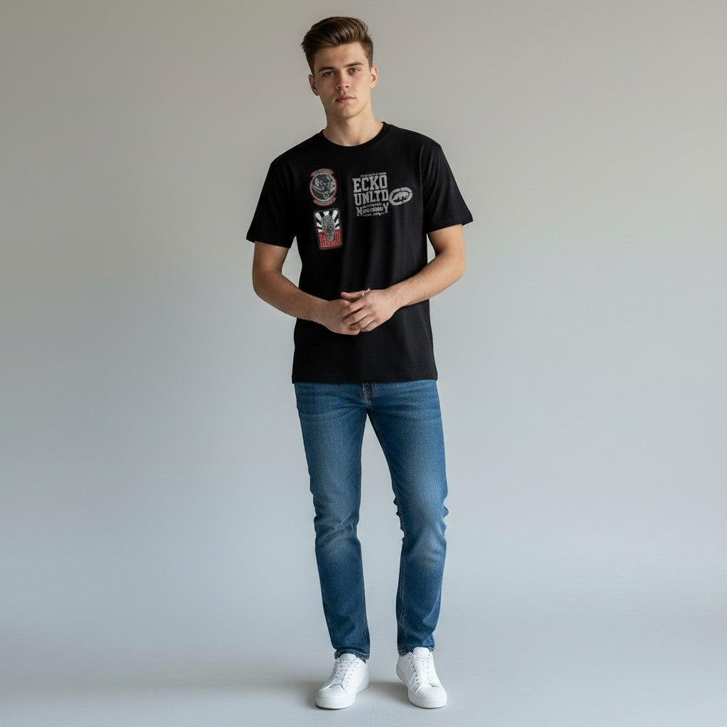 Ecko UNTLD Rhino Graphic Black T-Shirt