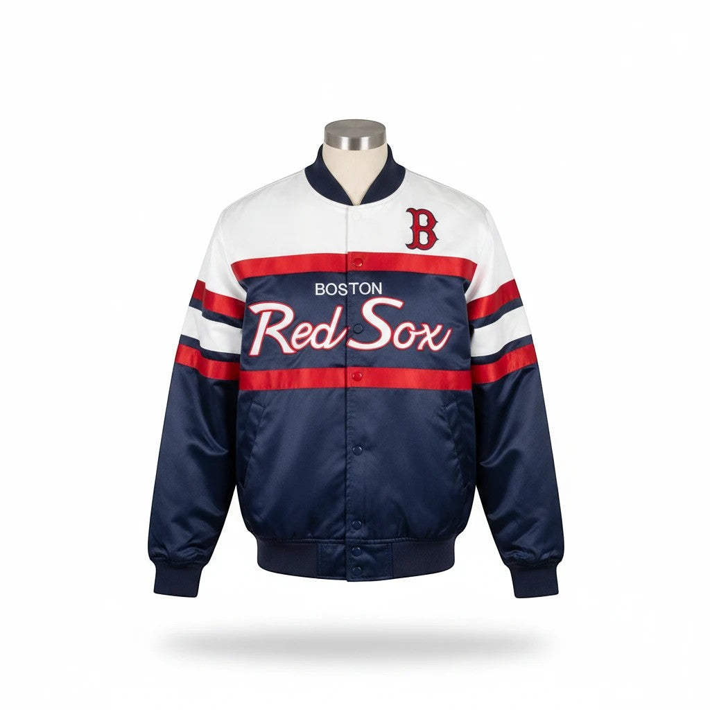BOSTON Mitchell & Ness Special Script Heavyweight Jacket M L XL 2XL