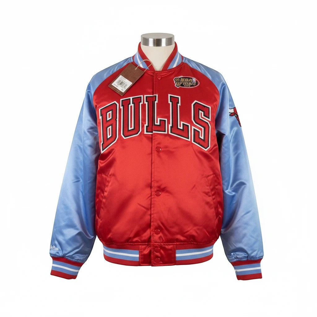 BULLS Finals Mitchell & Ness Special Script Heavyweight Jacket S L XL 2XL