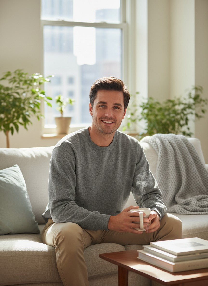 Hanes Heavyweight Gray Sweatshirt