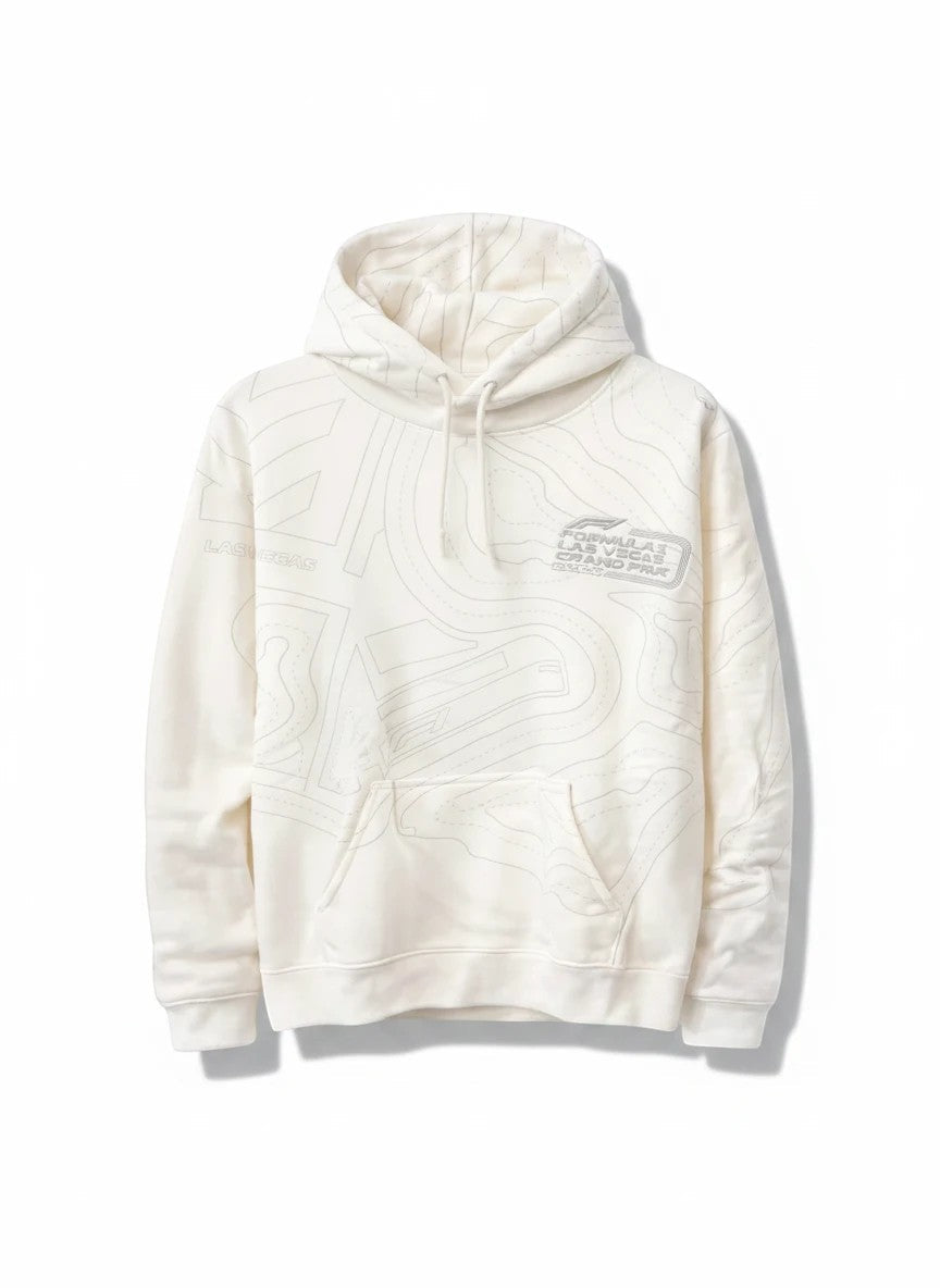 Formula 1 Las Vegas Grand Prix  Map Hoodie