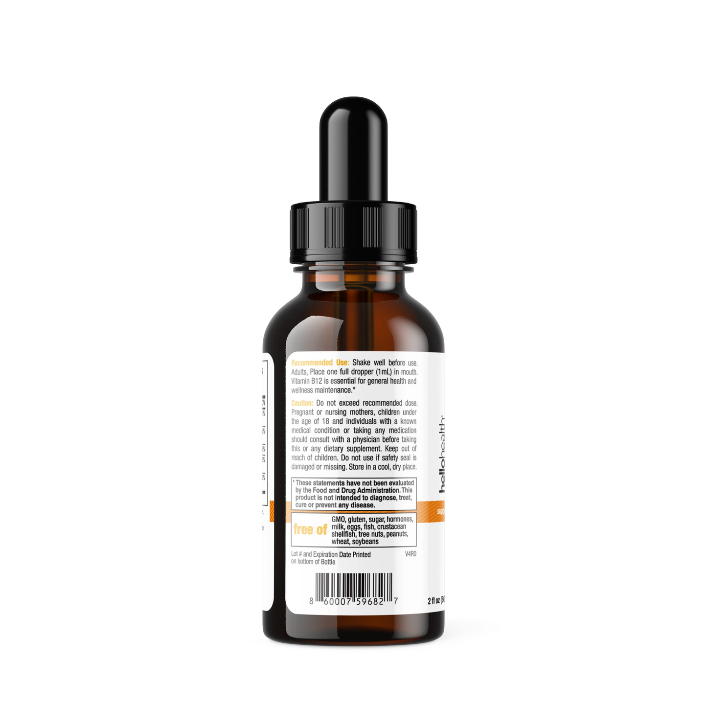 Happy Energy Vitamin B12 Plus – B12 Complex with B2, B3, B5 & B6 for Energy, Focus & Mood Support
