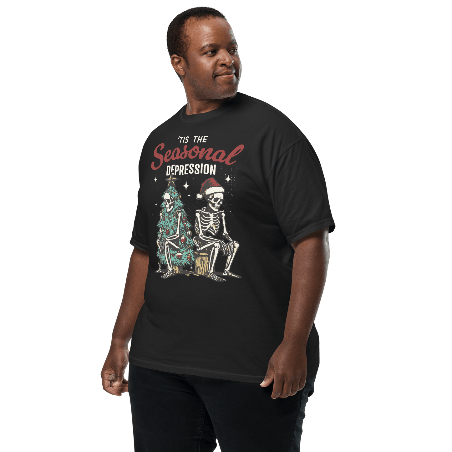 Es la camiseta cómoda de la depresión estacional
