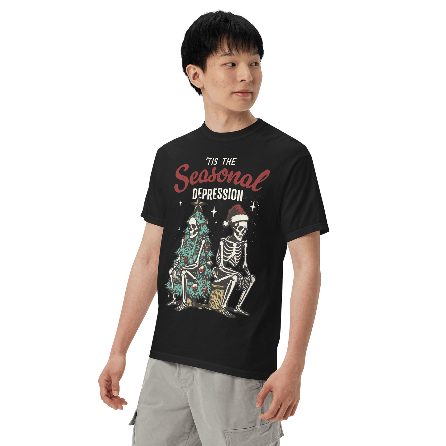 Es la camiseta cómoda de la depresión estacional