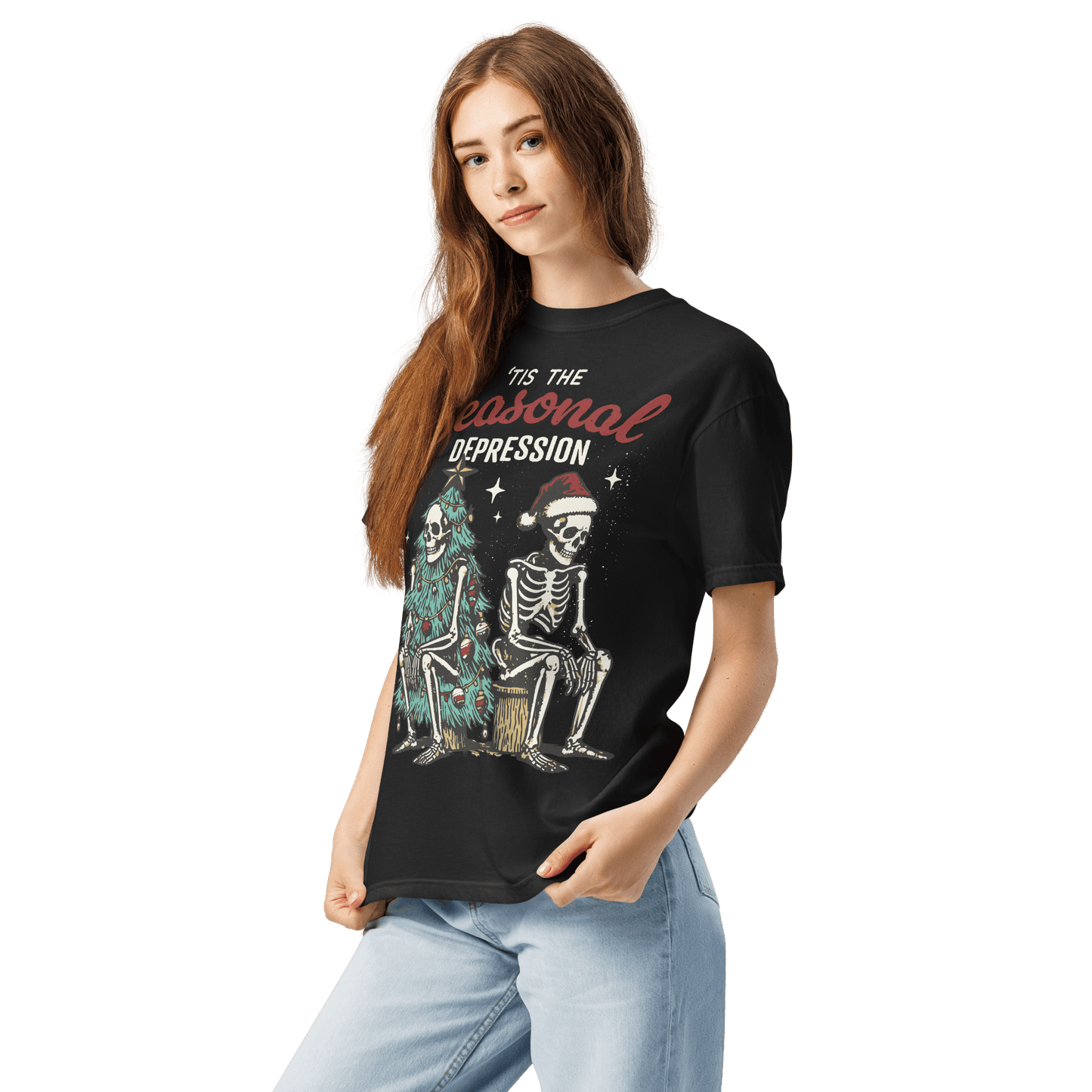 Es la camiseta cómoda de la depresión estacional