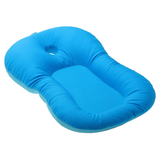 TITA Baby Bath Pad | Newborn Soft Seat Pad | Foam Floating Soft Bath Pillow Bathtub | Insert Tray Baby Bathtub Pillow | Nonslip Floating Bathing Tub Seat for Baby | Girls-Boys | Blue - # BAGE11110020