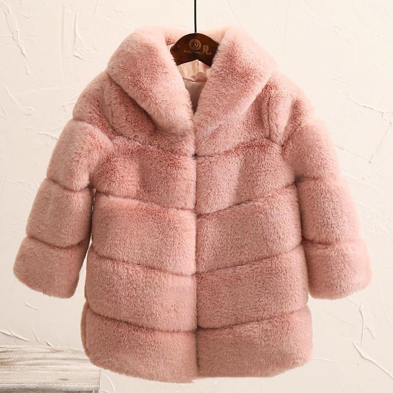Toddler Girls' Fur Coat - # GIAA21210046