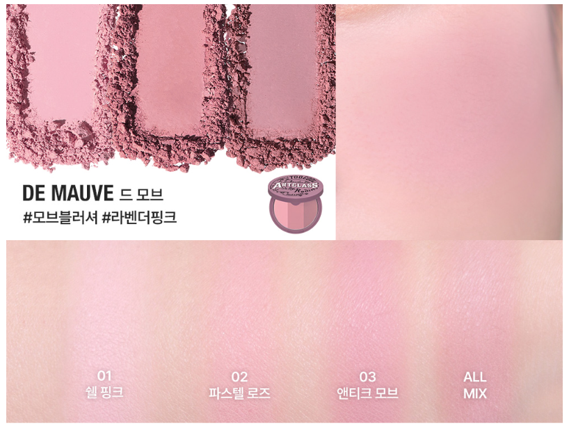 [TOO COOL FOR SCHOOL] Artclass By Rodin Blusher 8.7g #De Mauve