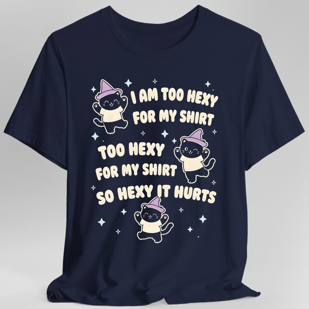 Too Hexy For My Shirt Cat T-Shirt