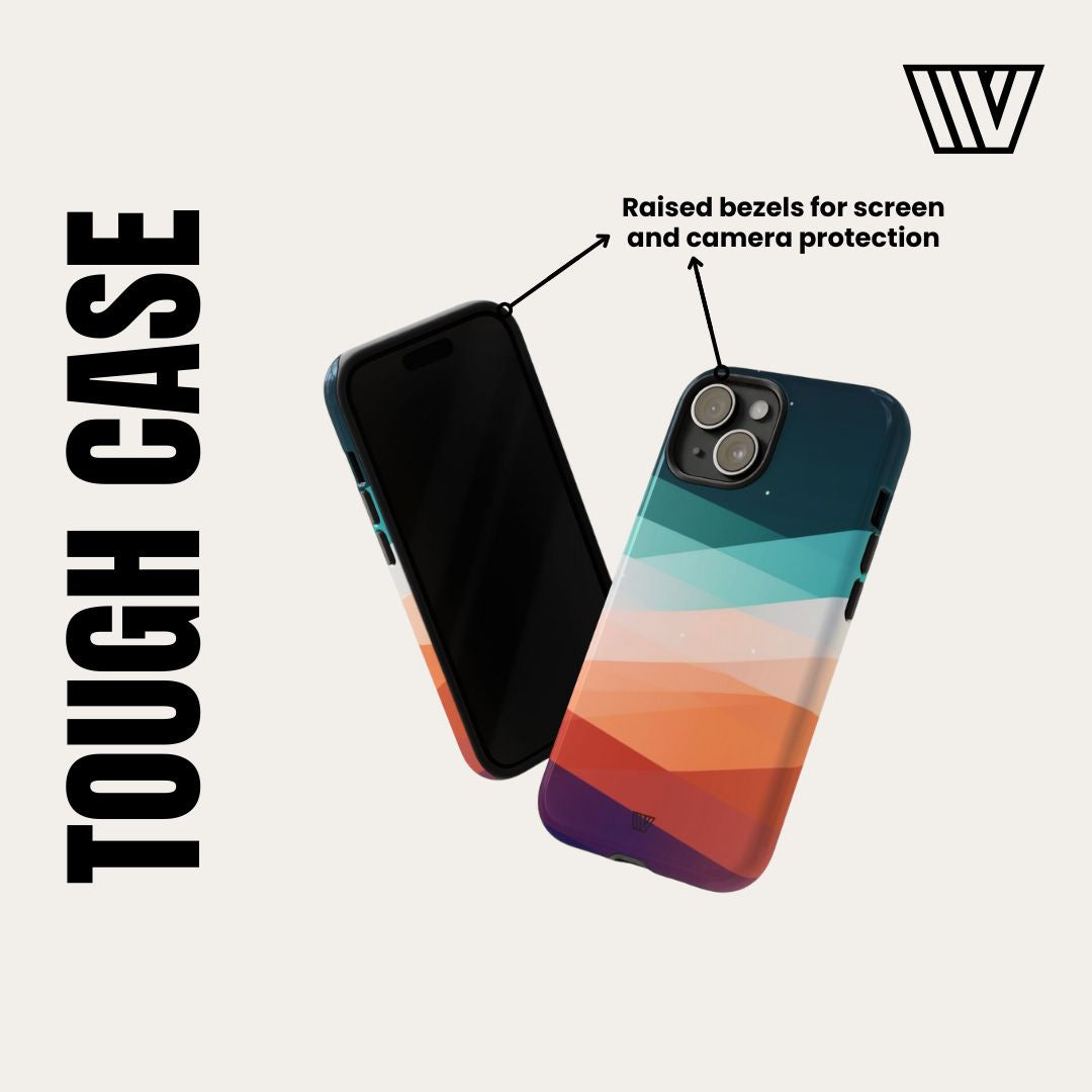 JET BLACK | Tough Phone Case