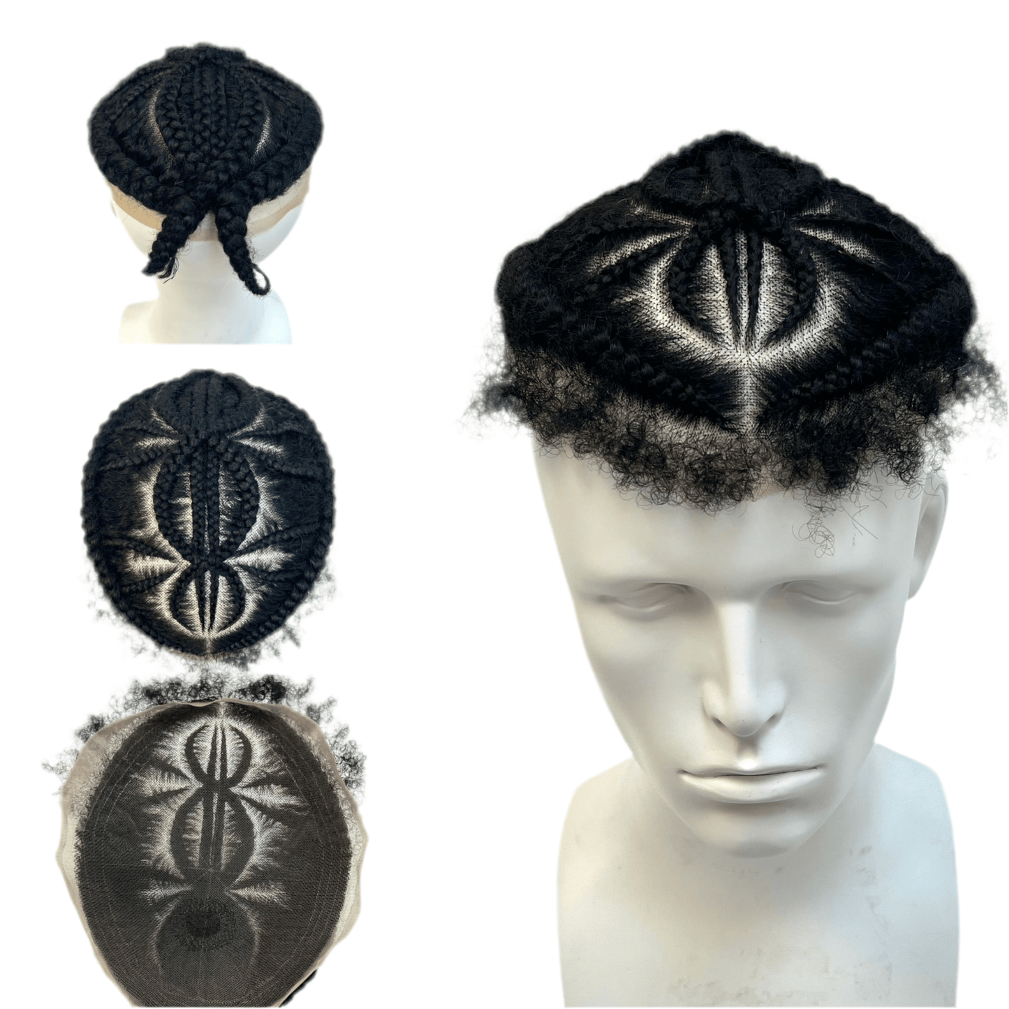 VIP Extensions Full Lace Toupee 100% Human Hair Hairpiece