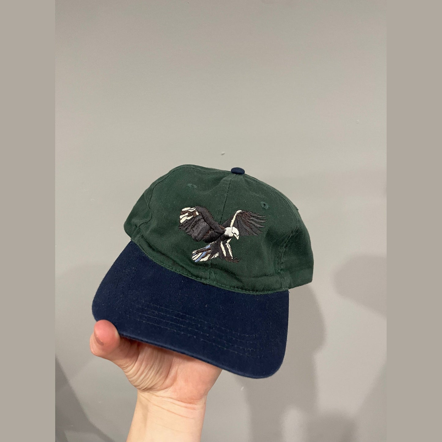 Travis Scott Birds in the Trap Bird Washed Denim Hat Green