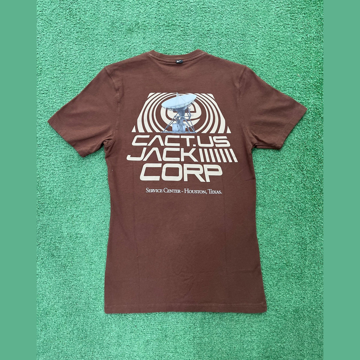 Travis Scott CACT.US CORP x Nike U NRG BH T-shirt Brown