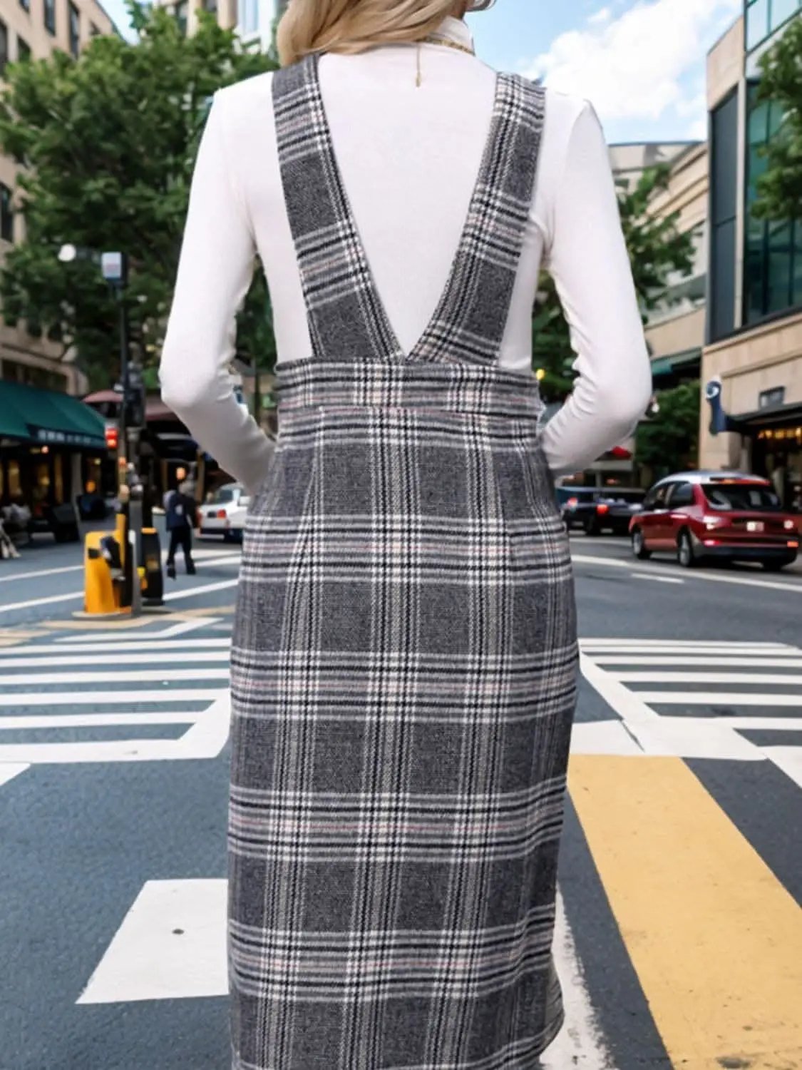 Dresses Trendsi Chic plaid dress with pockets