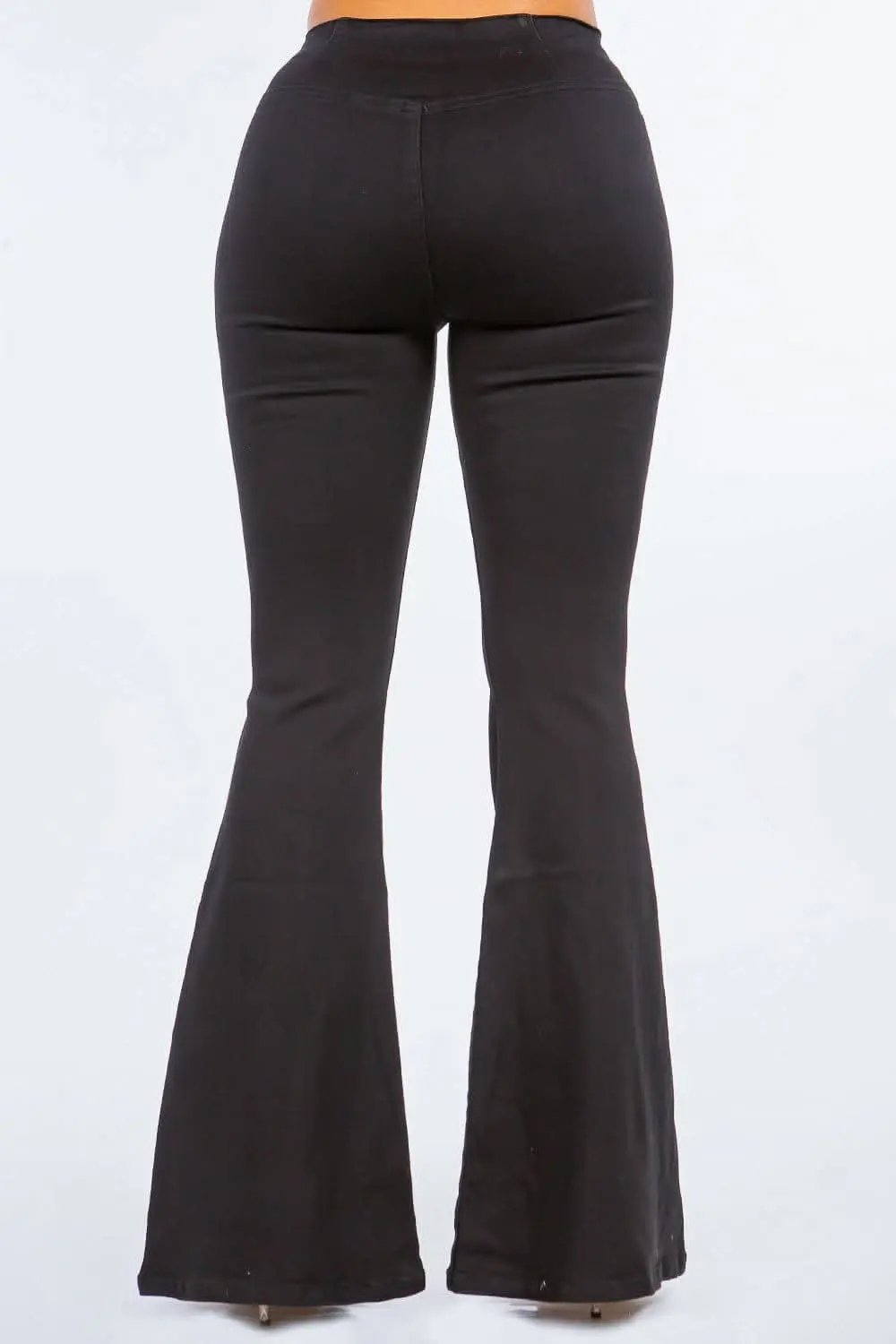 Jeans & Denim Trendsi Premium High waist pull-on flare jeans