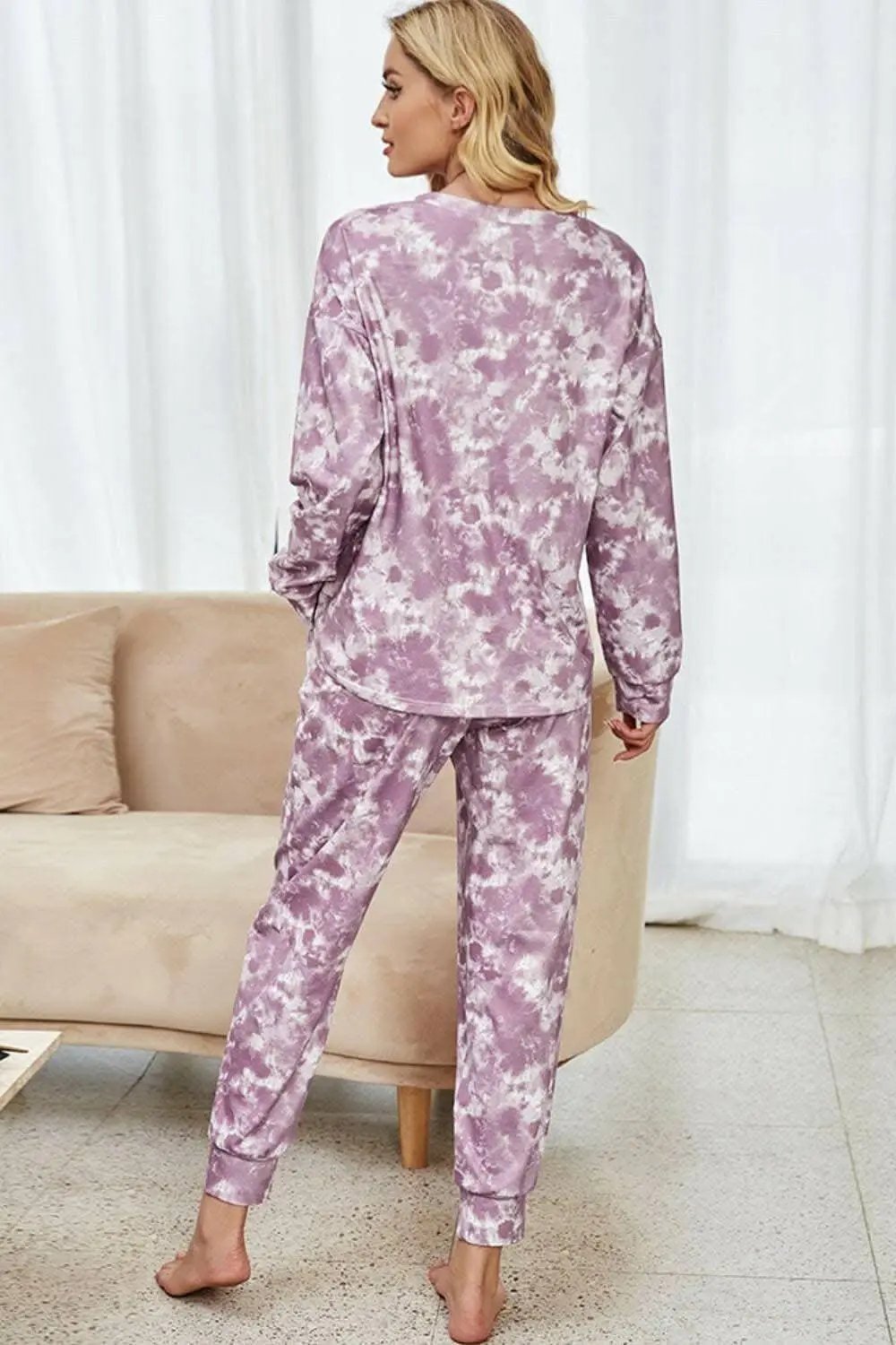 Trendsi Tie-Dye Lounge Set - Comfy Relaxed Fit