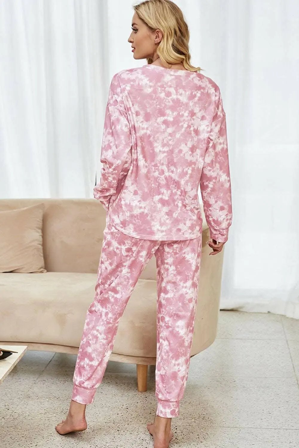 Trendsi Tie-Dye Lounge Set - Comfy Relaxed Fit