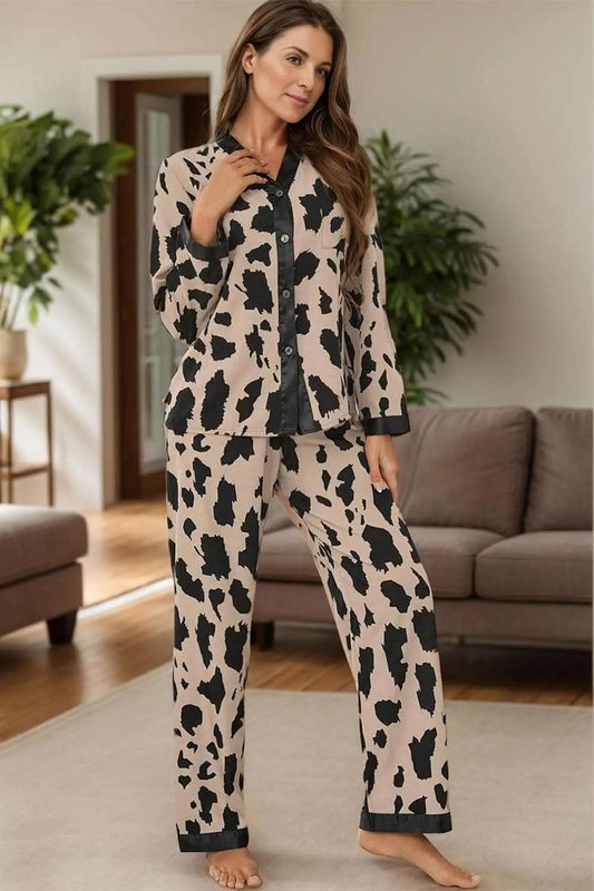 Conjuntos de loungewear Trendsi Conjunto de descanso chic para mujer Pijama cómodo de poliéster Ropa cómoda