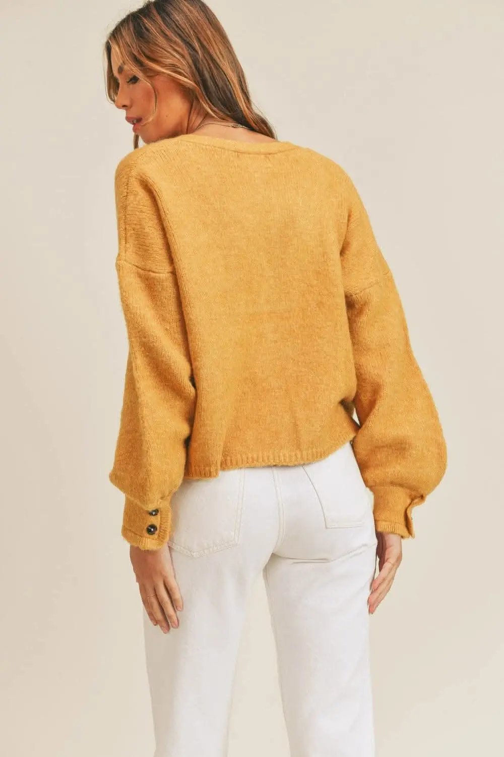 Trendsi Women's Cardigan Long Sleeve Open Front Knit — Soft Layering Sweater
