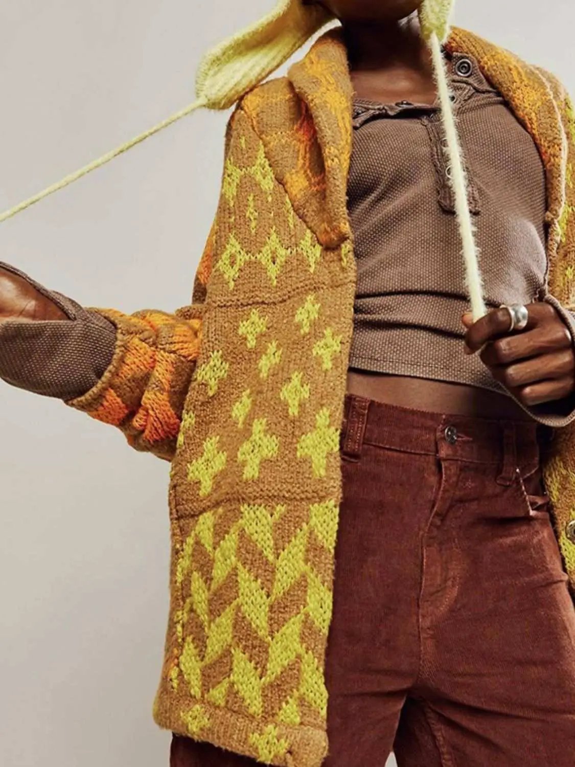 Shirts Trendsi Chic long sleeve button-up cardigan
