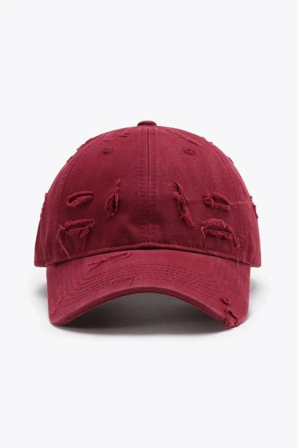 Gorra de béisbol desgastada Trendsi de algodón ajustable — Estilo vintage