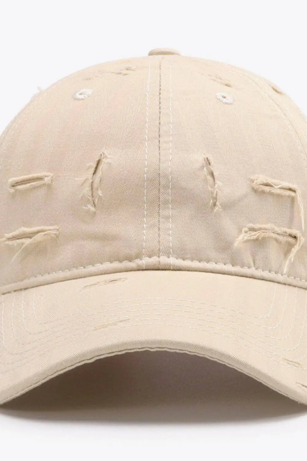 Gorra de béisbol desgastada Trendsi de algodón ajustable — Estilo vintage