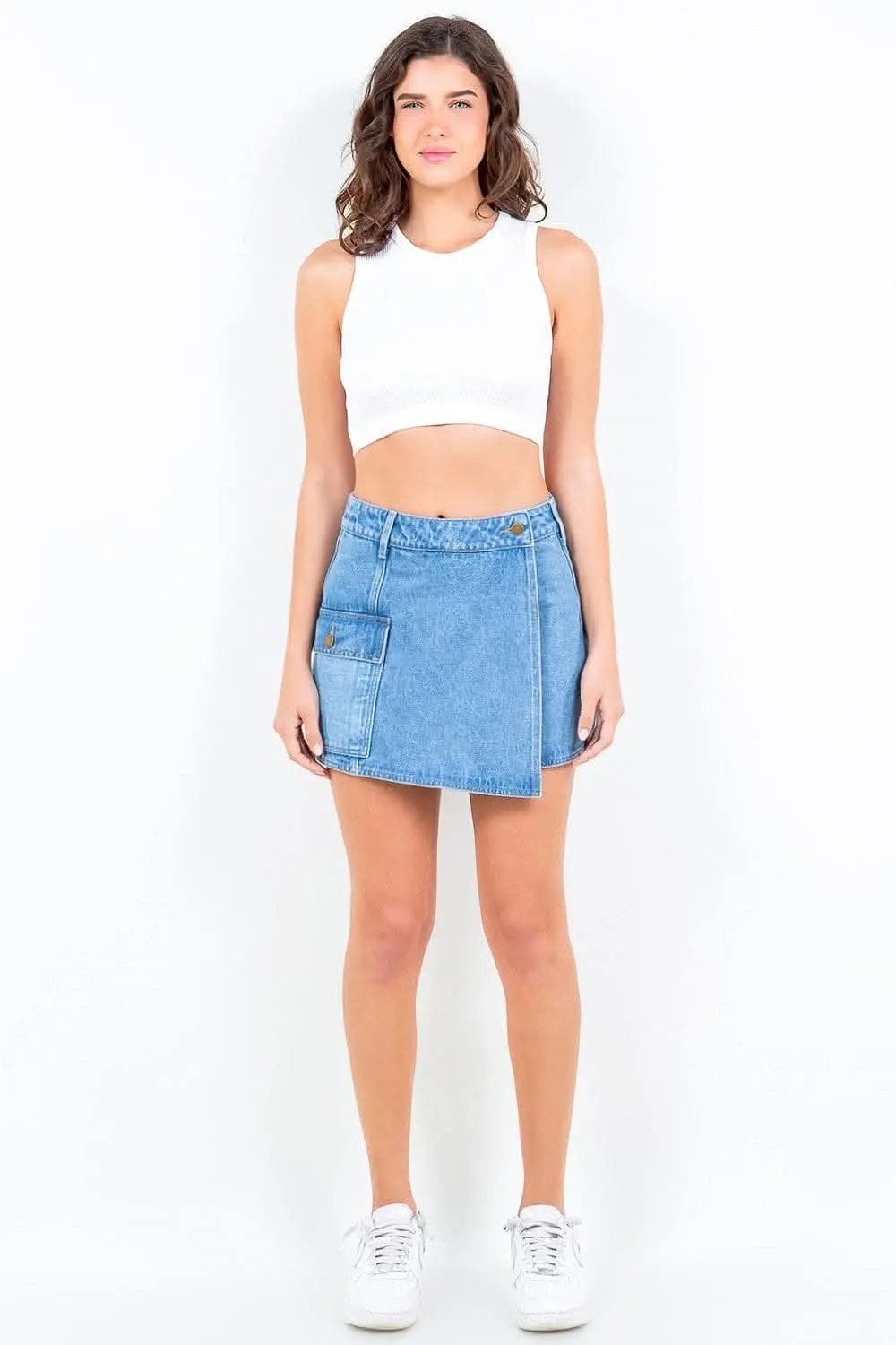Shorts Trendsi Trendy cargo pocket skort, mini