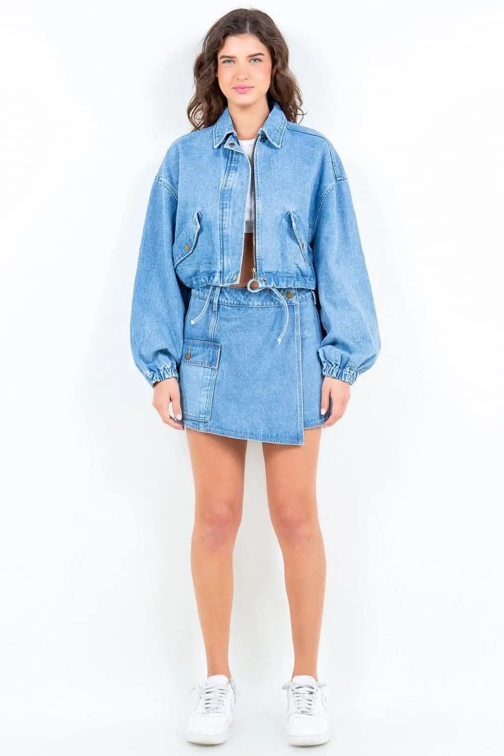 Shorts Trendsi Trendy cargo pocket skort, mini