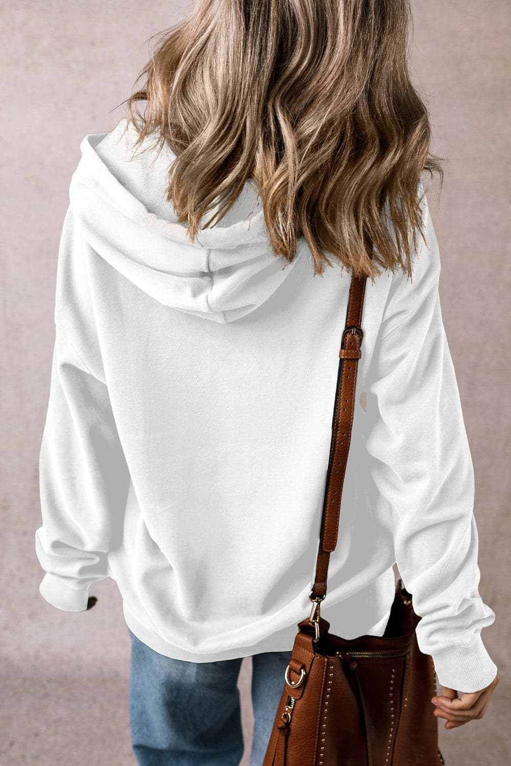 Jackets Trendsi Sheer pocket hoodie with drawstring