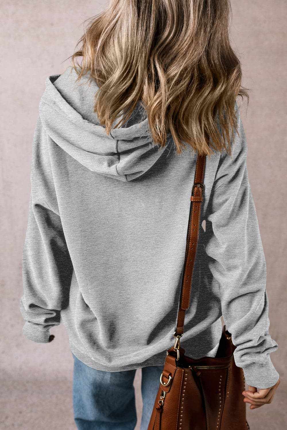 Jackets Trendsi Sheer pocket hoodie with drawstring