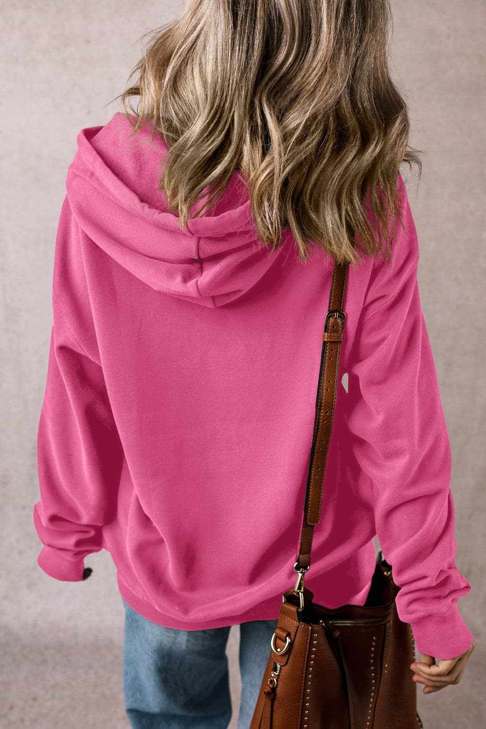 Jackets Trendsi Sheer pocket hoodie with drawstring