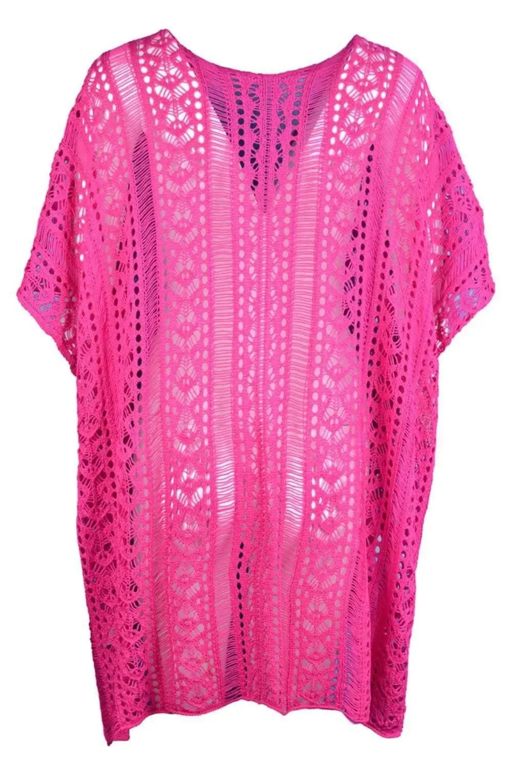 Swimwear Cover-up - Sheer V-Neck Tassels - Chic