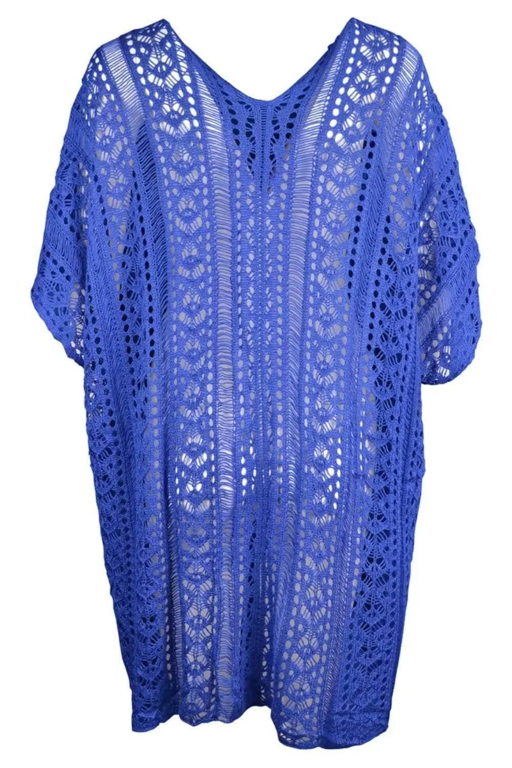 Swimwear Cover-up - Sheer V-Neck Tassels - Chic
